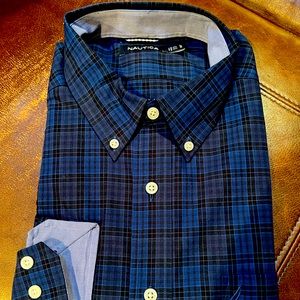 Nautica mens blue button down